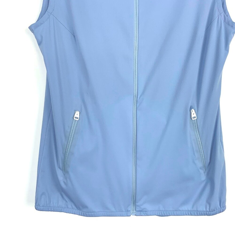 Kjus Switzerland Women's Light Blue Full Zip Golf Vest Sz 38/M - Picture 3 of 16